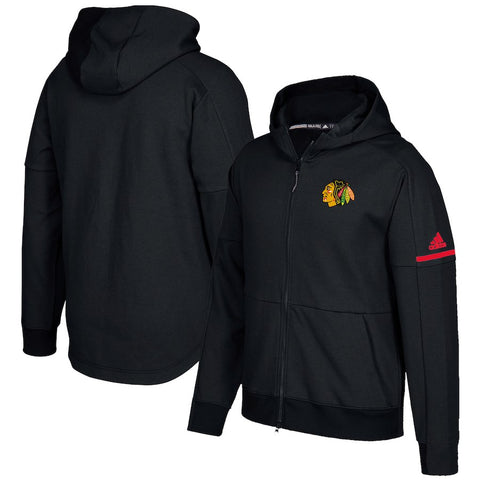 Chicago Blackhawks Authentic Pro Squad ID Full-Zip Hooded Sweatshirt