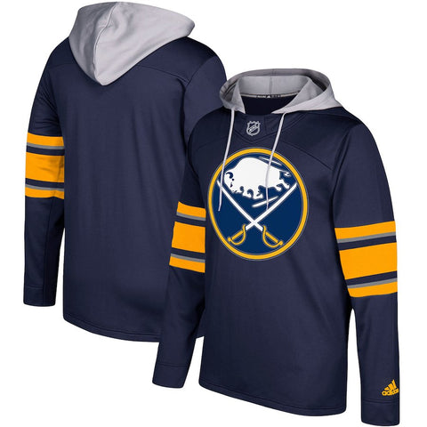 Buffalo Sabres Silver Jersey Pullover Hoodie - Navy