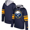 Buffalo Sabres Silver Jersey Pullover Hoodie - Navy