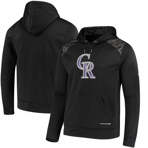 Colorado Rockies Majestic Armour Poly Fleece Pullover Hoodie