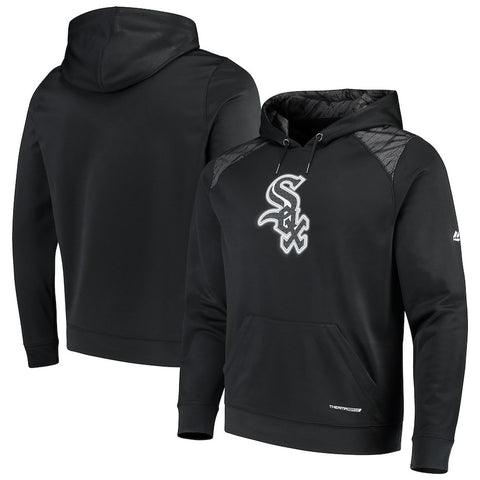 Chicago White Sox Majestic Armour Poly Fleece Pullover Hoodie