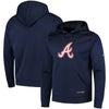 Atlanta Braves Majestic Armour Poly Fleece Pullover Hoodie