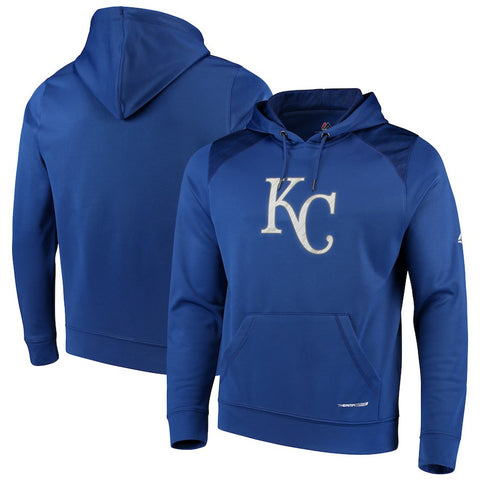 Kansas City Royals Majestic Armour Poly Fleece Pullover Hoodie
