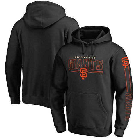 San Francisco Giants   Big & Tall Front Line Pullover Hoodie - Black
