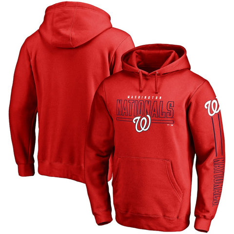 Washington Nationals   Big & Tall Front Line Pullover Hoodie - Red