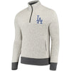 Los Angeles Dodgers '47 Kodiak Quarter-Zip Pullover Jacket - Cream