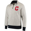 Cleveland Indians '47 Kodiak Quarter-Zip Pullover Jacket - Cream