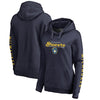 Milwaukee Brewers   Women's High Class Pullover Hoodie - Navy
