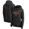 Baltimore Orioles   Women's High Class Pullover Hoodie - Black