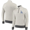 Los Angeles Dodgers '47 Kodiak Quarter-Zip Pullover Jacket - Cream