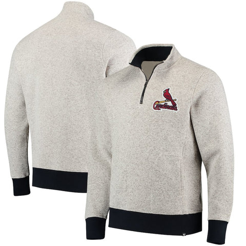 St. Louis Cardinals '47 Kodiak Quarter-Zip Pullover Jacket - Cream