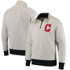 Cleveland Indians '47 Kodiak Quarter-Zip Pullover Jacket - Cream
