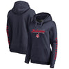 Cleveland Indians   Women's Plus Size High Class Pullover Hoodie - Navy