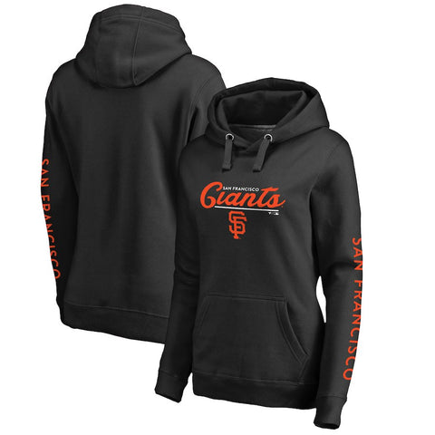 San Francisco Giants   Women's High Class Pullover Hoodie - Black