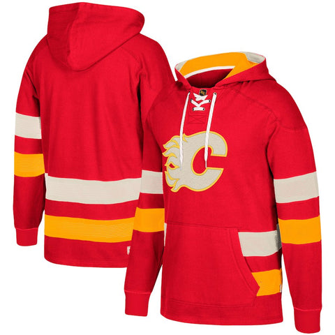 Calgary Flames CCM Jersey Pullover Hoodie - Red