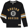 Boston Bruins Youth Historical Long Sleeve T-Shirt - Black