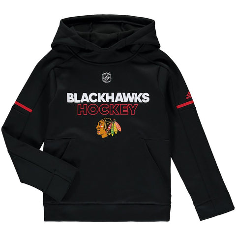 Chicago Blackhawks Youth Player climawarm Hooded Sweatshirt