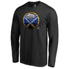 Buffalo Sabres   Midnight Mascot Long Sleeve T-Shirt - Black