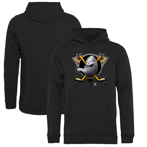 Anaheim Ducks   Youth Midnight Mascot Pullover Hoodie - Black