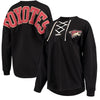 Arizona Coyotes   Women's Lace Up Long Sleeve Spirit T-Shirt