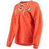Anaheim Ducks   Women's Lace Up Long Sleeve Spirit T-Shirt