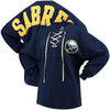 Buffalo Sabres   Women's Lace Up Long Sleeve Spirit T-Shirt