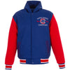Chicago Cubs JH Design Reversible Poly-Twill Hooded Jacket