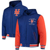 New York Mets JH Design Reversible Poly-Twill Hooded Jacket