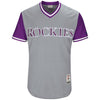 Colorado Rockies Majestic 2017 Players Weekend Authentic Team Jersey - Gray