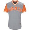 San Francisco Giants Majestic 2017 Players Weekend Authentic Team Jersey - Gray