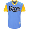 Tampa Bay Rays Majestic 2017 Players Weekend Authentic Team Jersey - Light Blue