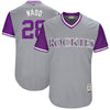 Nolan Arenado "Nado" Colorado Rockies Majestic 2017 Players Weekend Authentic Jersey - Gray