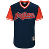 Francisco Lindor "Mr. Smile" Cleveland Indians Majestic 2017 Players Weekend Authentic Jersey - Navy