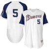Freddie Freeman Atlanta Braves Majestic 1974 Turn Back the Clock Authentic Player Jersey - White