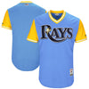 Tampa Bay Rays Majestic 2017 Players Weekend Authentic Team Jersey - Light Blue