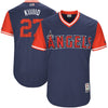 Mike Trout "Kiiiiid" Los Angeles Angels Majestic 2017 Little League World Series Authentic Players Weekend Classic Jersey