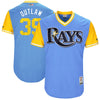 Kevin Kiermaier "Outlaw" Tampa Bay Rays Majestic 2017 Little League World Series Authentic Players Weekend Classic Jersey