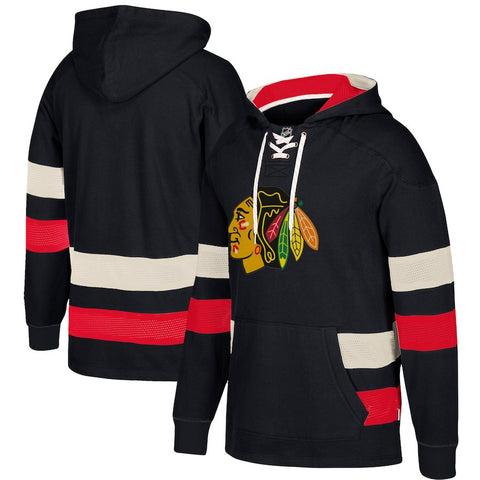 Chicago Blackhawks Big & Tall Pullover Hoodie - Black
