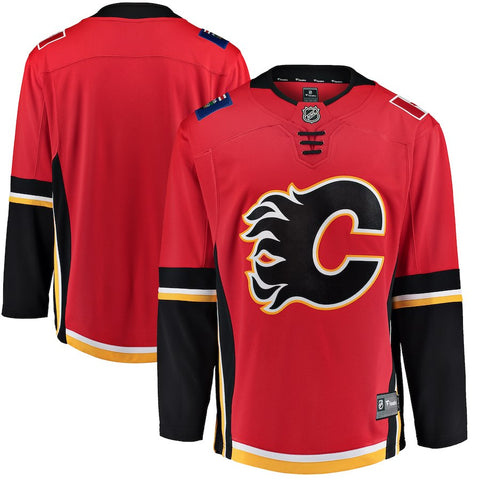 Calgary Flames   Youth Breakaway Home Jersey - Red