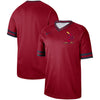 St. Louis Cardinals Cooperstown Collection Legend V-Neck Jersey - Red