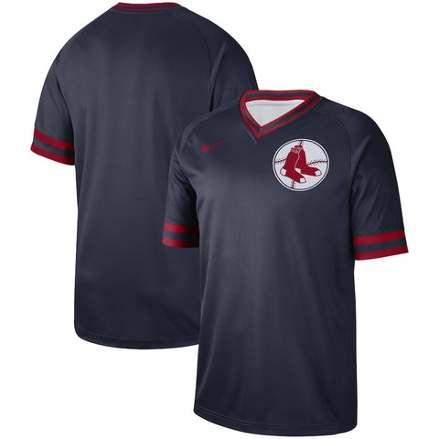 Boston Red Sox Cooperstown Collection Legend V-Neck Jersey - Navy