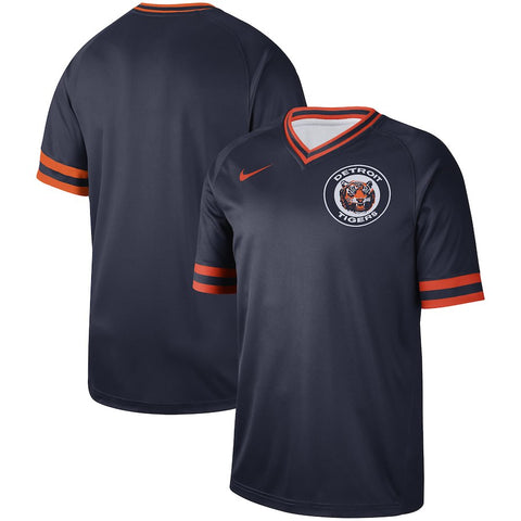Detroit Tigers Cooperstown Collection Legend V-Neck Jersey - Navy