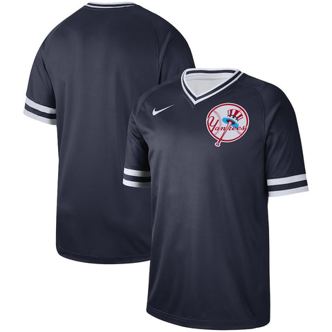 New York Yankees Cooperstown Collection Legend V-Neck Jersey - Navy