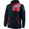 Atlanta Braves   Big & Tall Iconic Bold Full-Zip Hoodie