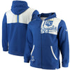 Kansas City Royals   Big & Tall Iconic Bold Full-Zip Hoodie