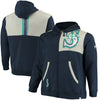 Seattle Mariners   Big & Tall Iconic Bold Full-Zip Hoodie