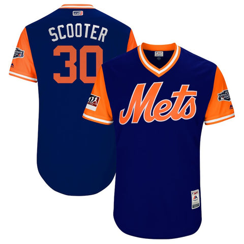 Michael Conforto "Scooter" New York Mets Majestic 2018 MLB Little League Classic Authentic Jersey