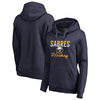 Buffalo Sabres   Women's Freeline Pullover Hoodie - Navy
