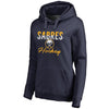 Buffalo Sabres   Women's Freeline Plus Size Pullover Hoodie - Navy