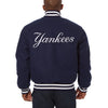 New York Yankees JH Design Wool Full-Button Jacket